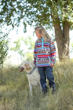 Girl's Cruel Girl Stripe Fleece Pullover