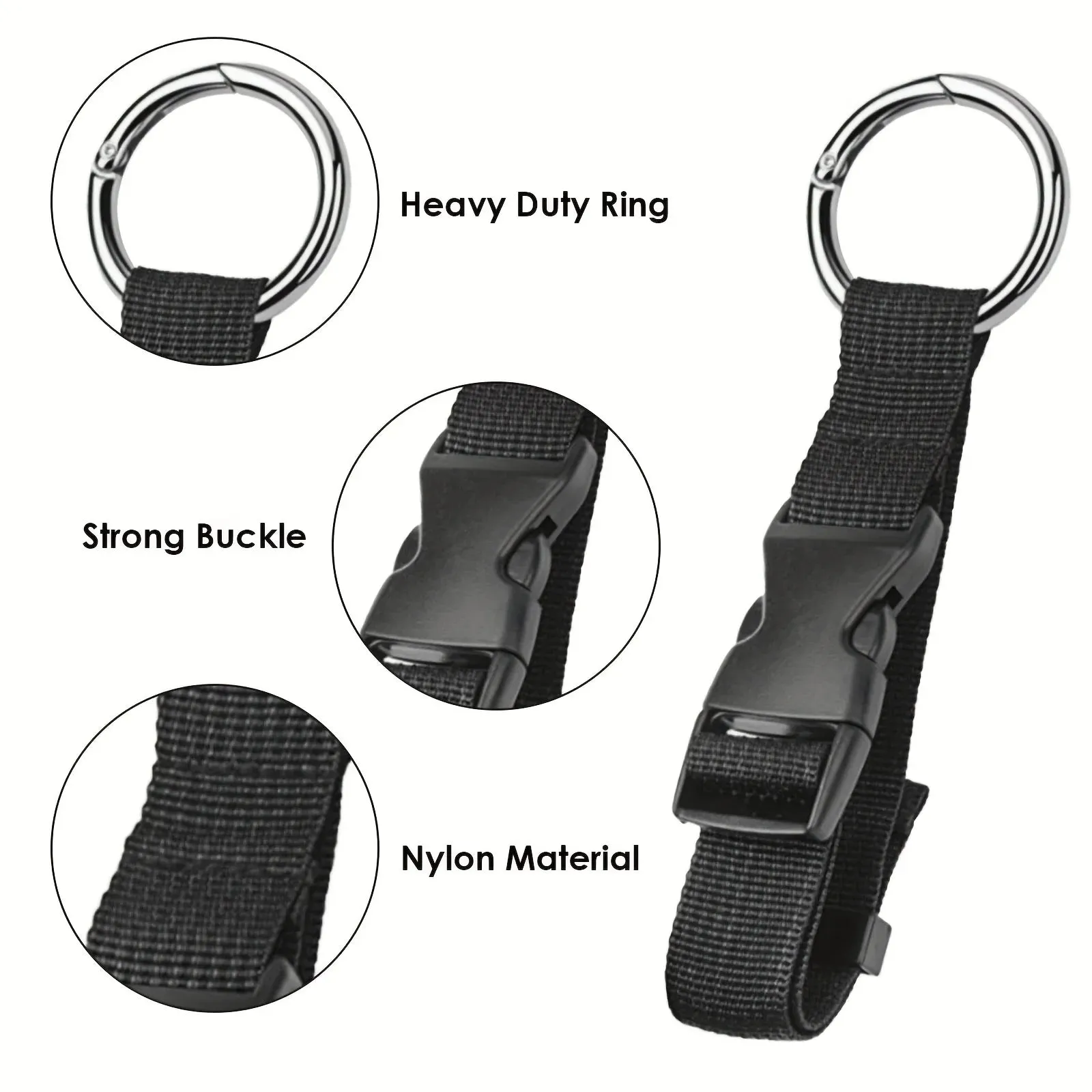 Adjustable Travel Luggage Strap - Add-A-Bag with Quick Release Buckle