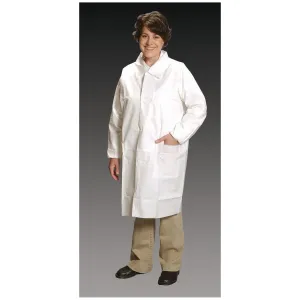 Alpha Protech Critical Cover Comfortech Lab Coats Lab Coat, Large, 3 Pockets, Tapered Collar, Elastic Wrist, 25/Cs