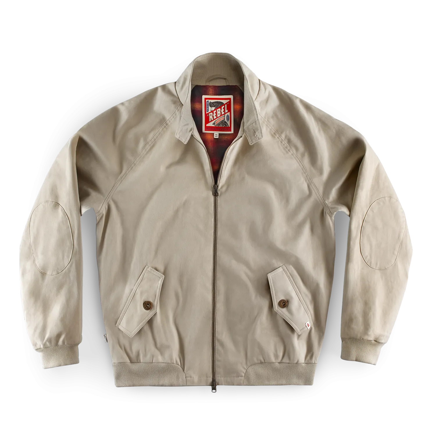 &SONS Rebel Harrington Jacket Stone