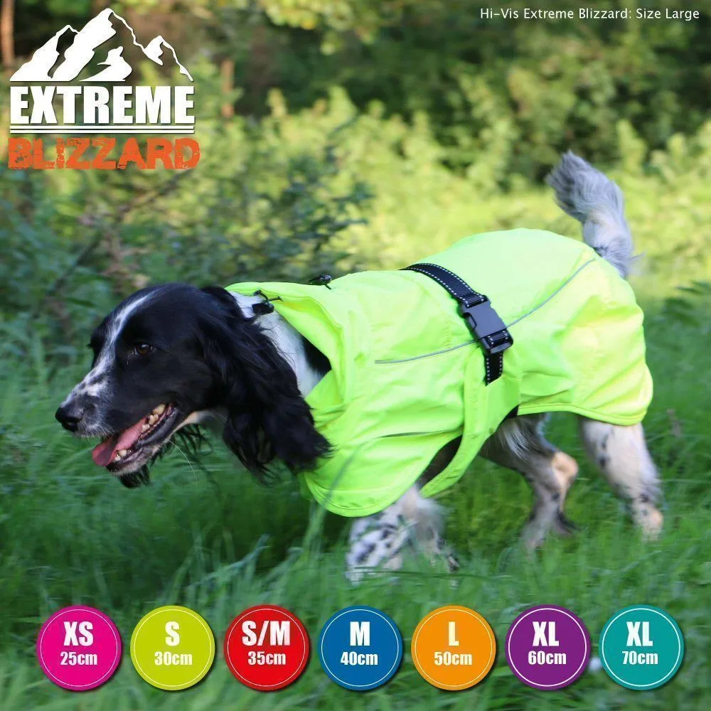 Ancol Extreme 30cm Hi-Vis Blizzard Dog Coat - Small