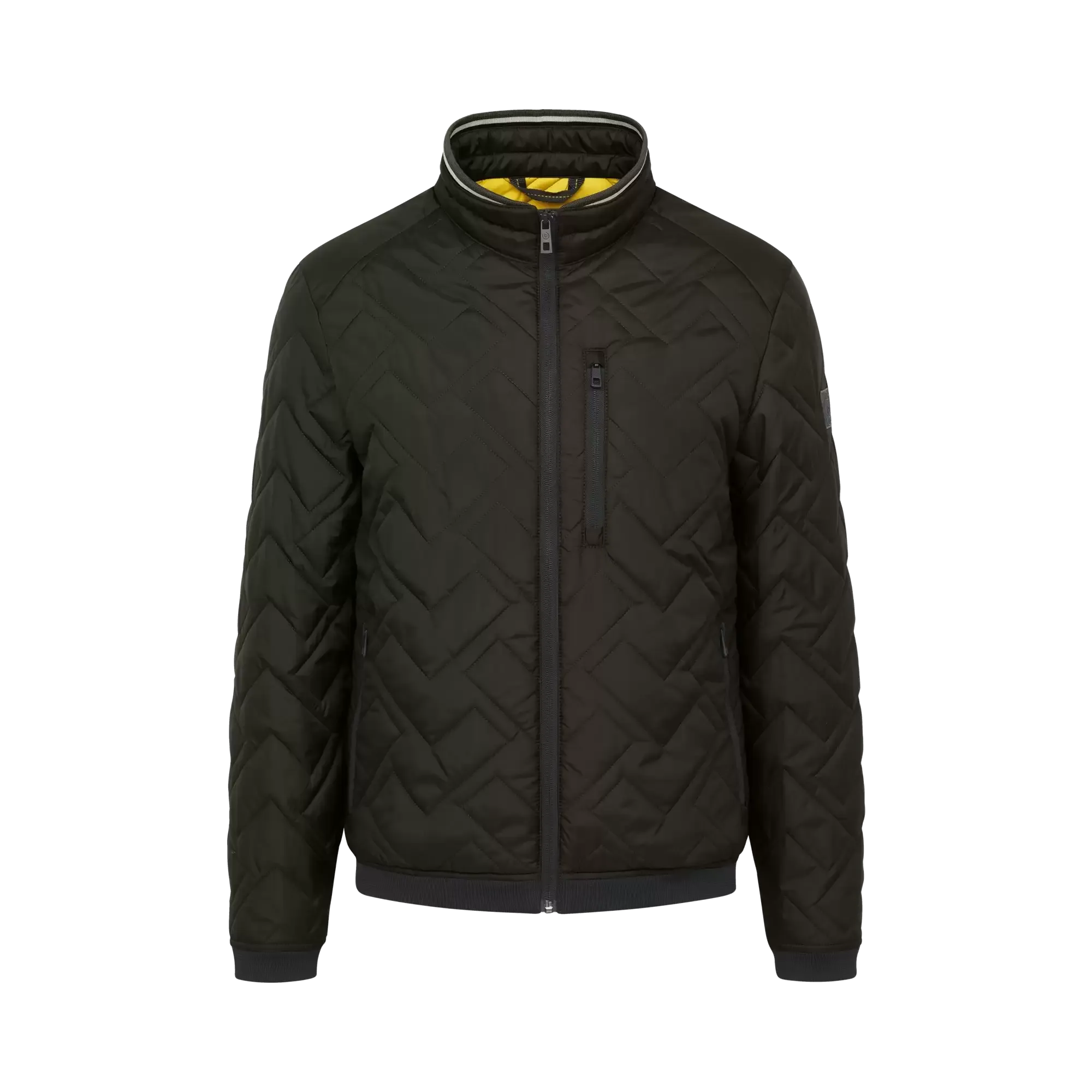 Bugatti - Bomber Quilted Jacket, Olive