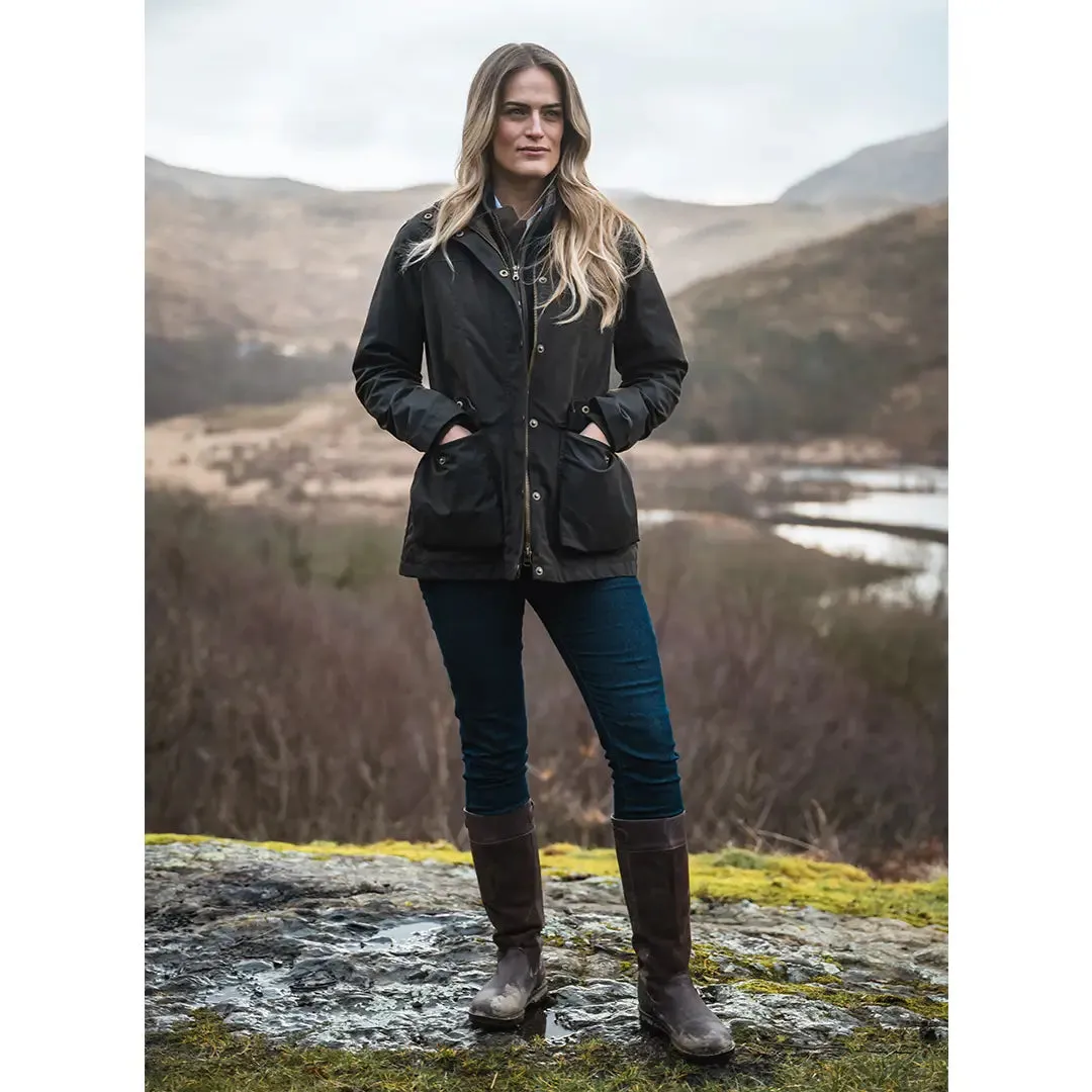 Caledonia Ladies Wax Jacket by Hoggs of Fife