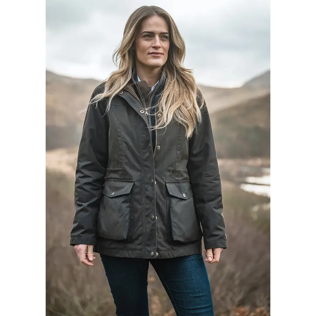 Caledonia Ladies Wax Jacket by Hoggs of Fife