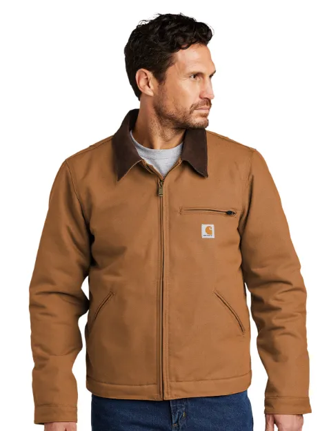 Carhartt® MEN'S BLANKET-LINED DETROIT JACKET - RELAXED FIT - DUCK - 1 WARM RATING