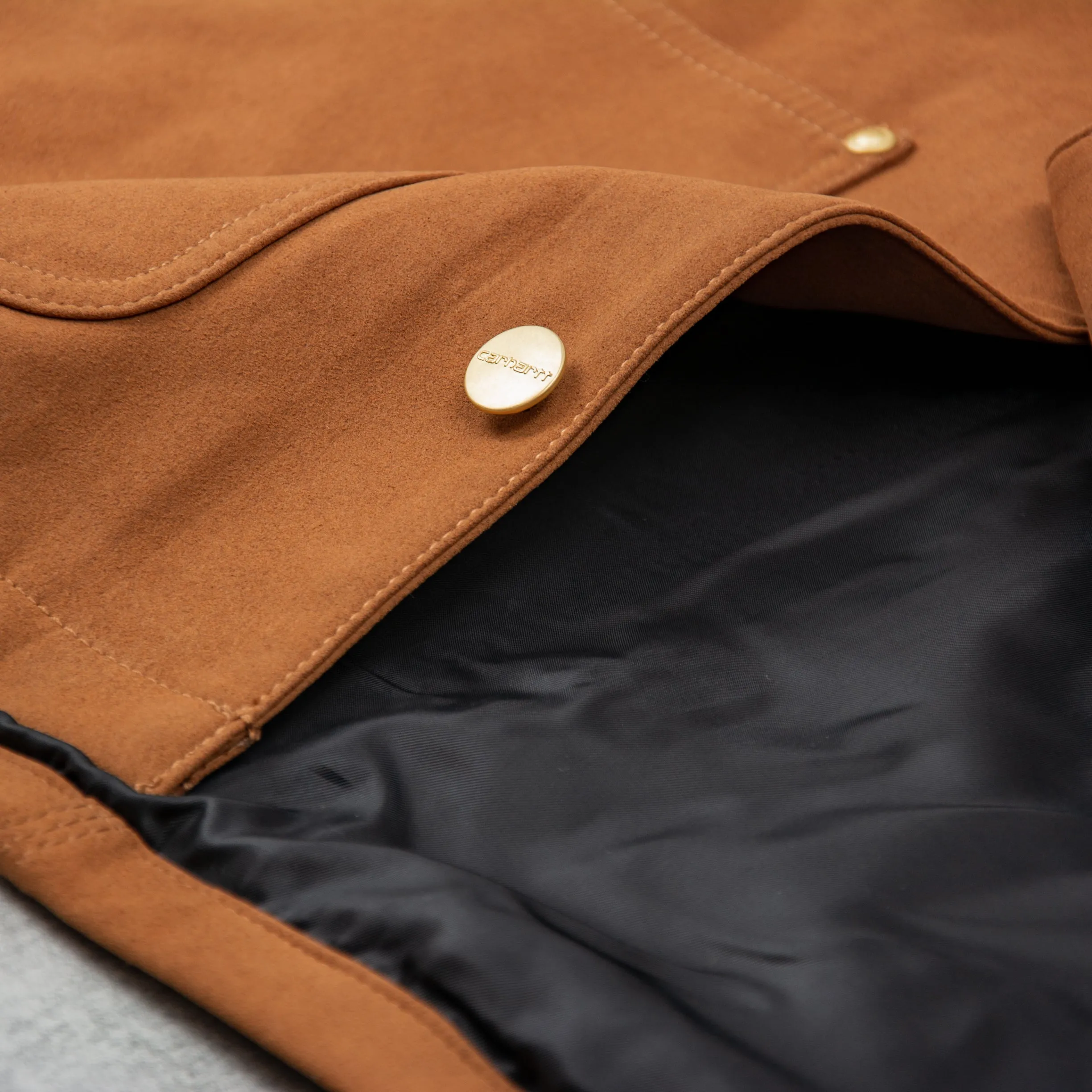 Carhartt WIP Michigan Artificial Suede / Leather - Hamilton Brown