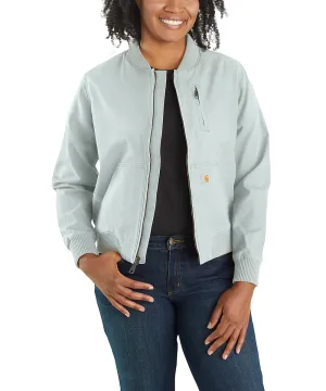 Carhartt Women's Canvas Bomber Jacket - Dew Drop