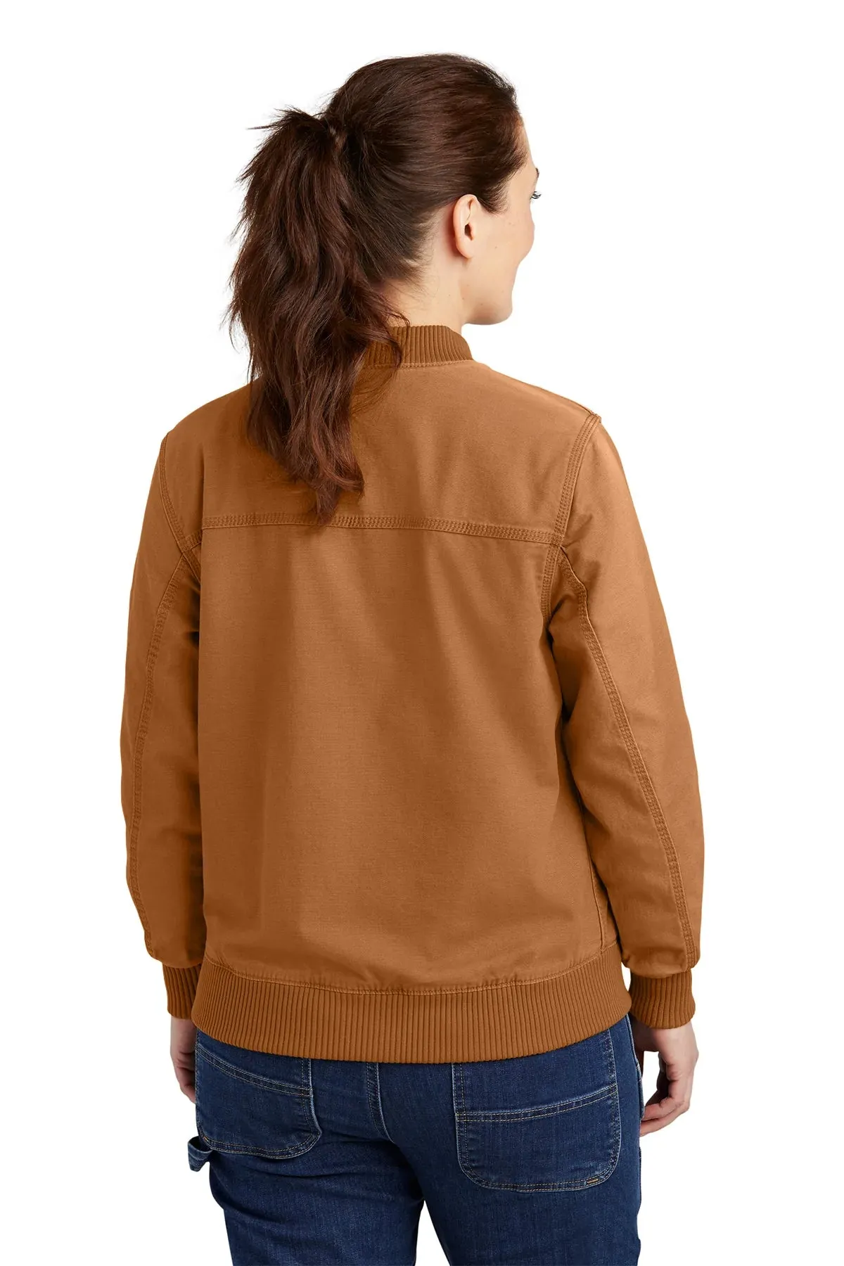 Carhartt Womens Crawford Branded Jackets, Carhartt Brown