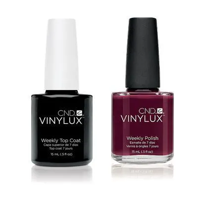 CND - Vinylux Topcoat & Bloodline 0.5 oz - #106