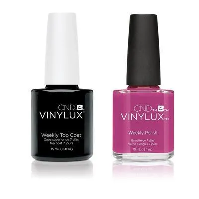 CND - Vinylux Topcoat & Crushed Rose 0.5 oz - #188