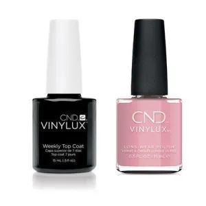 CND - Vinylux Topcoat & Pacific Rose 0.5 oz - #358