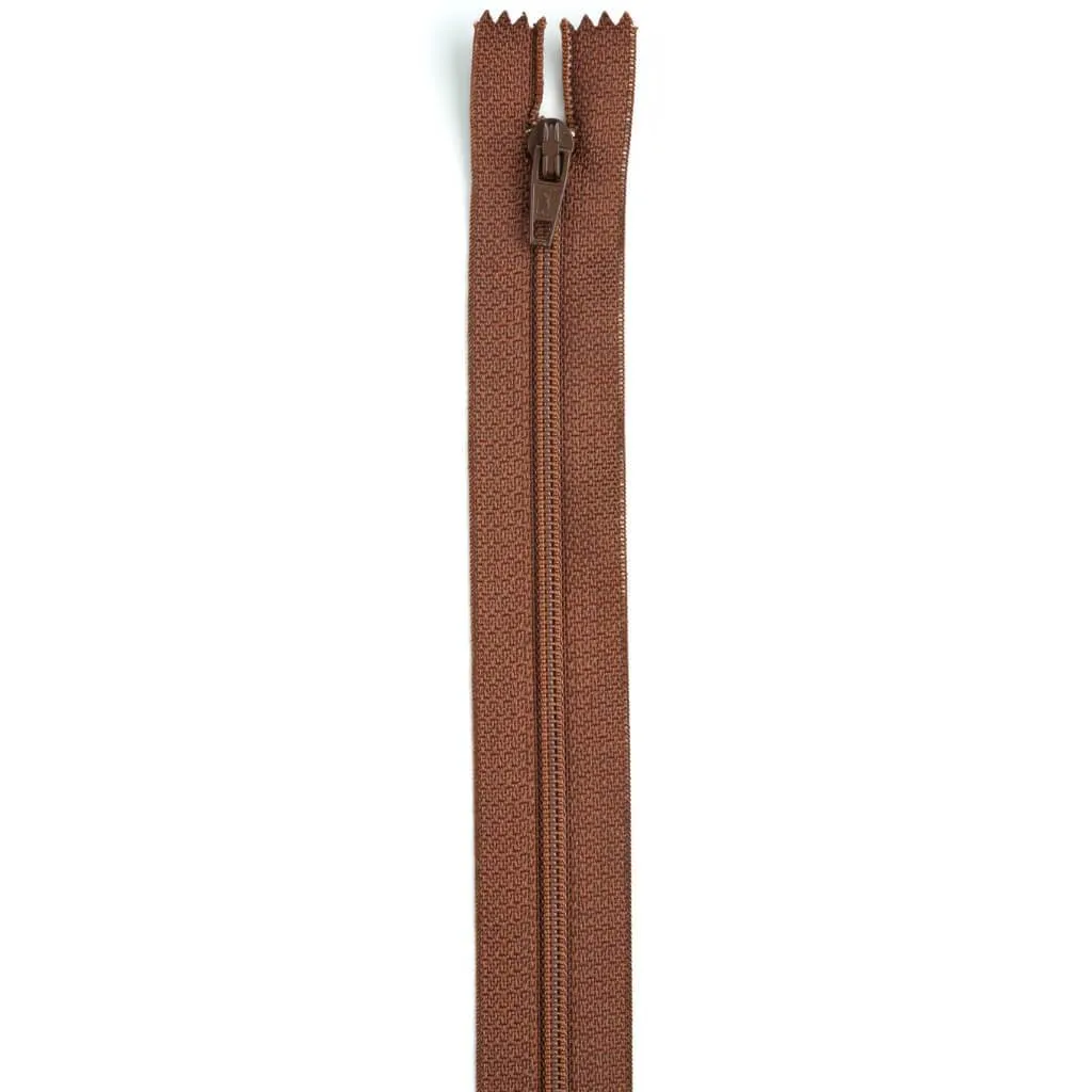 Coats All-Purpose Plastic Zipper 12in London Tan