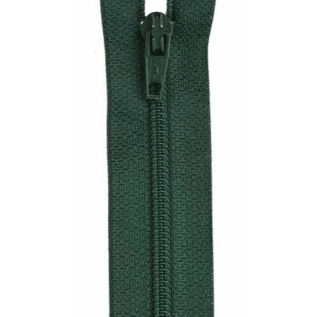 Coats All-Purpose Plastic Zipper 7in Forest Green