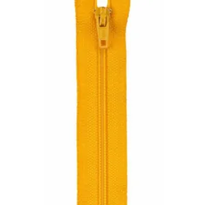 Coats All-Purpose Plastic Zipper 9in Spark Gold