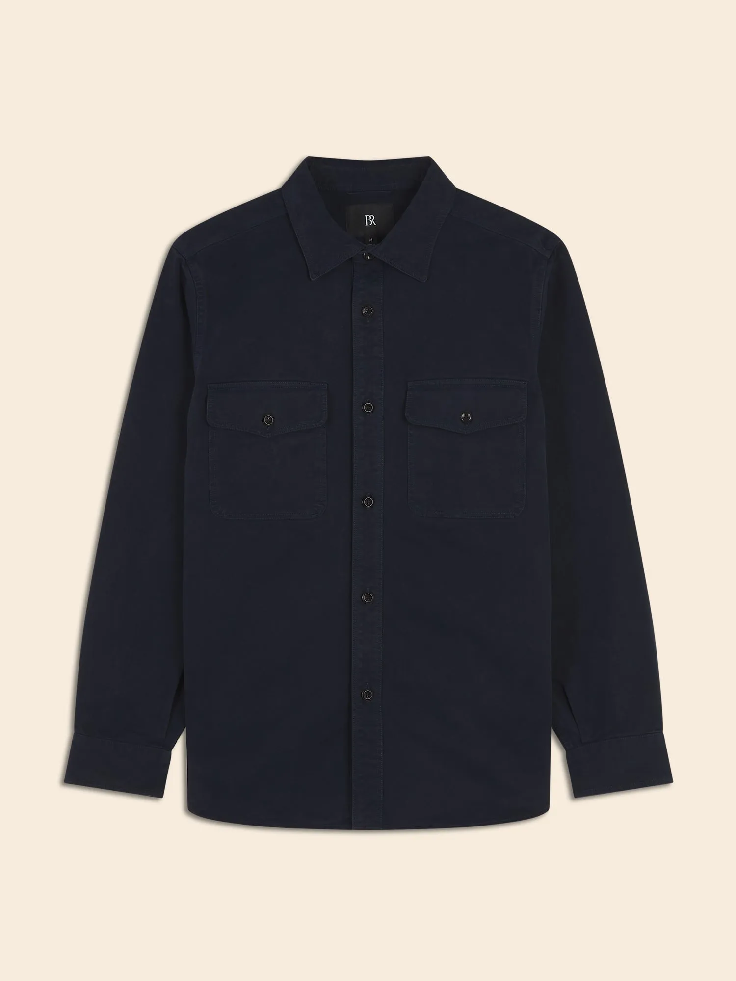 Cotton Twill Shirt Jacket