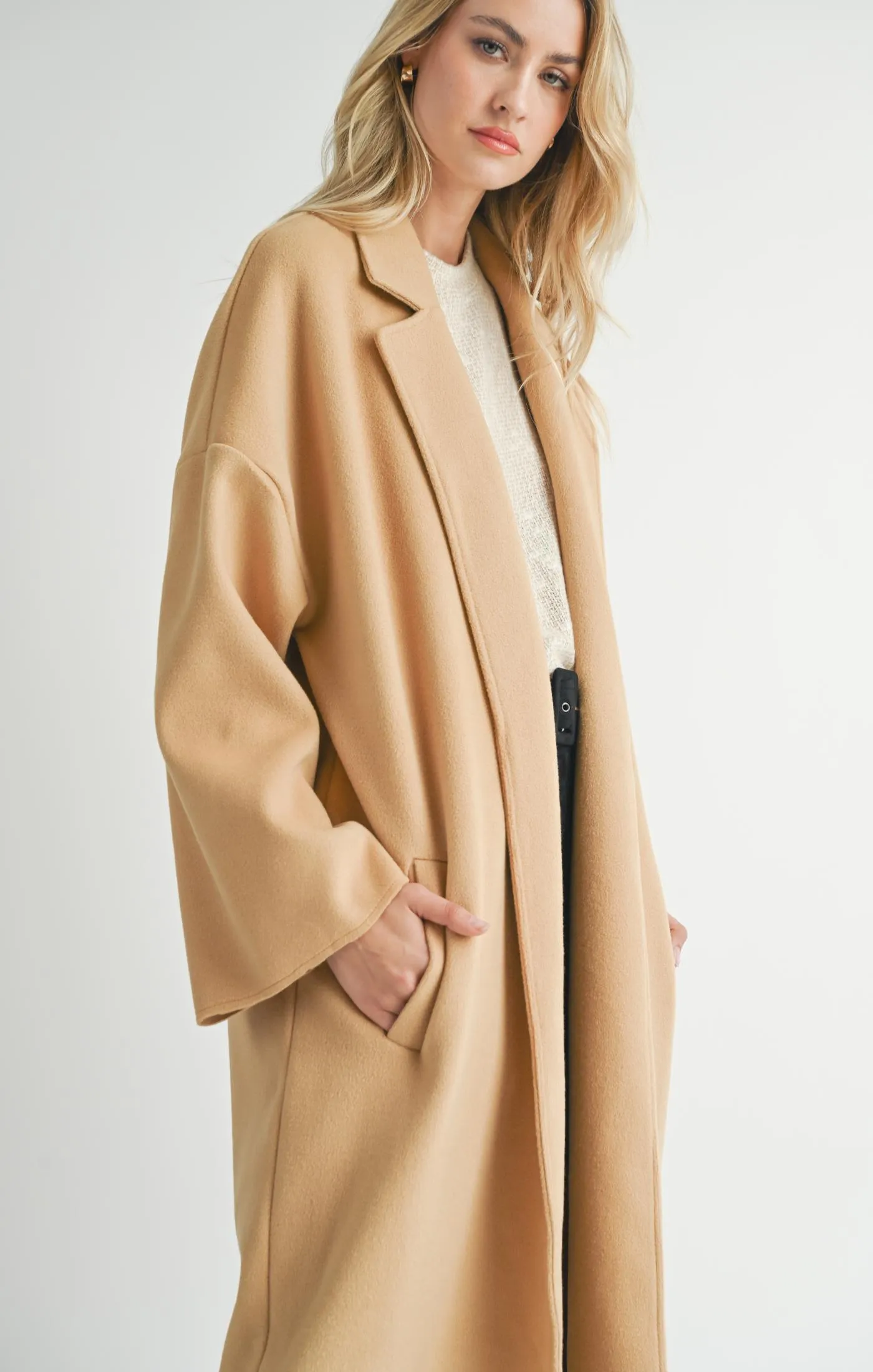 Dionne Long Open Front Coat