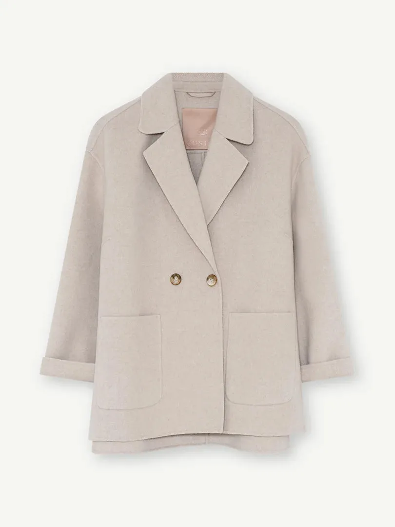 Elia Coat Sand