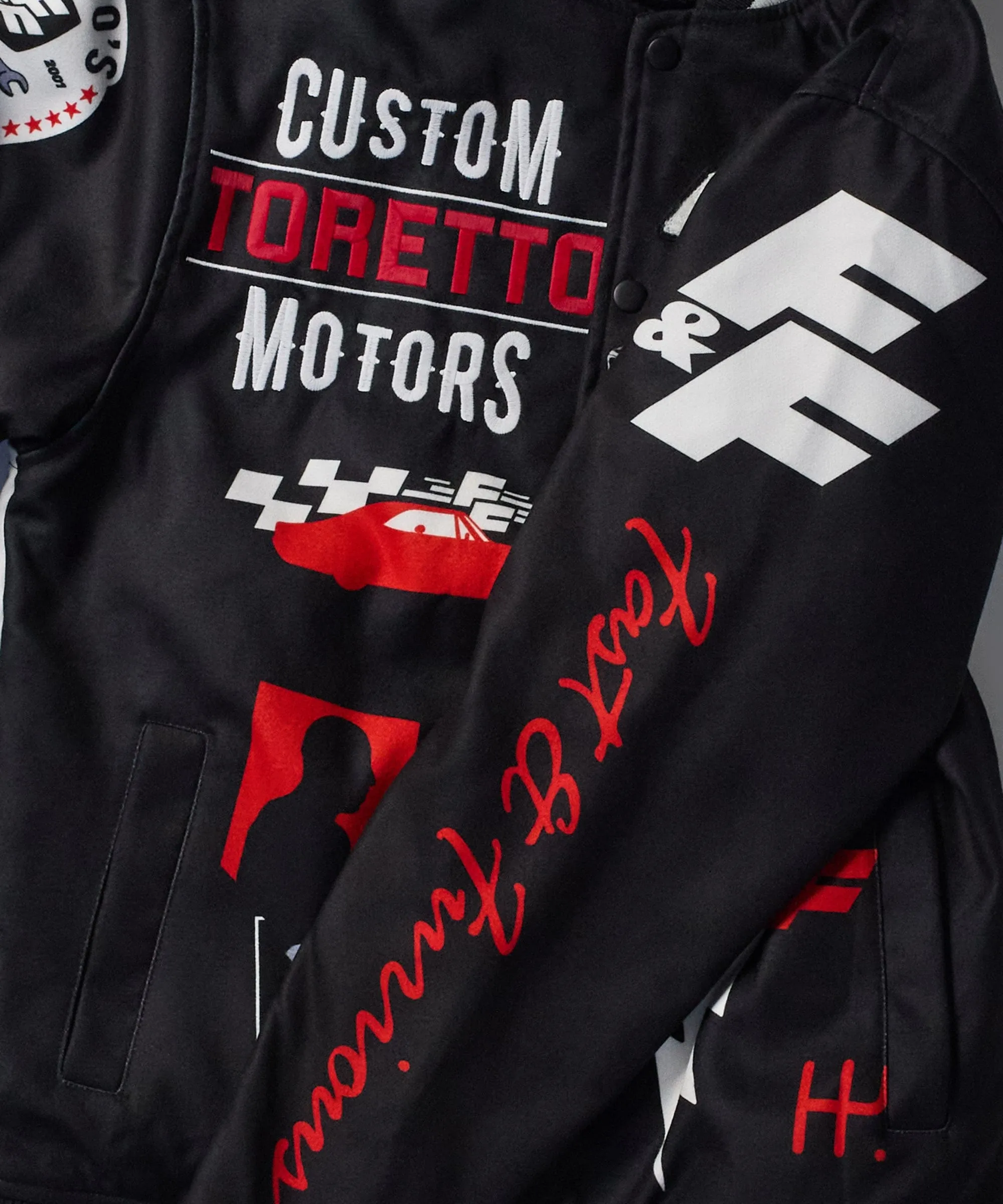 Fast & Furious Wool Varsity Jacket - Black