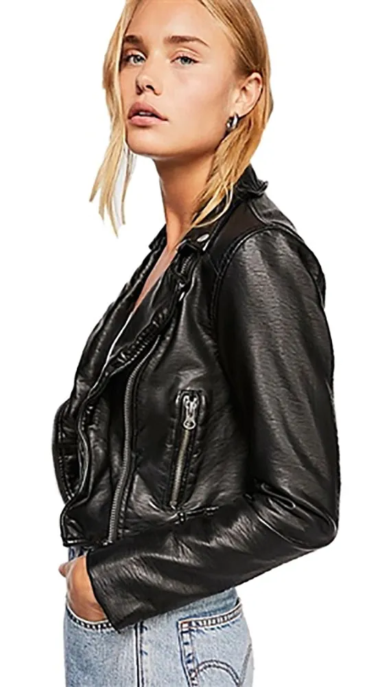 Free People Heartache Moto Jacket