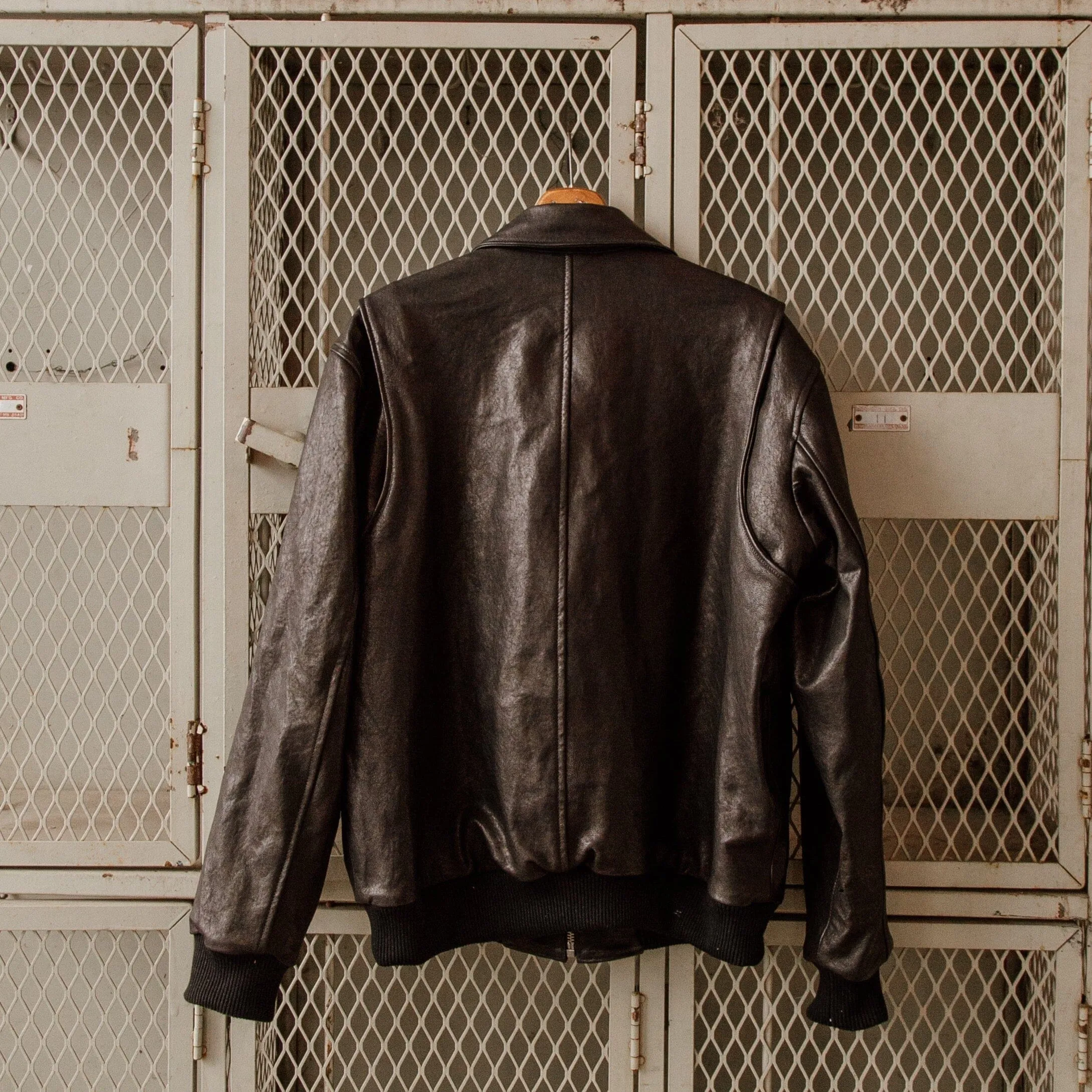 G-1 Leather Bomber - Black