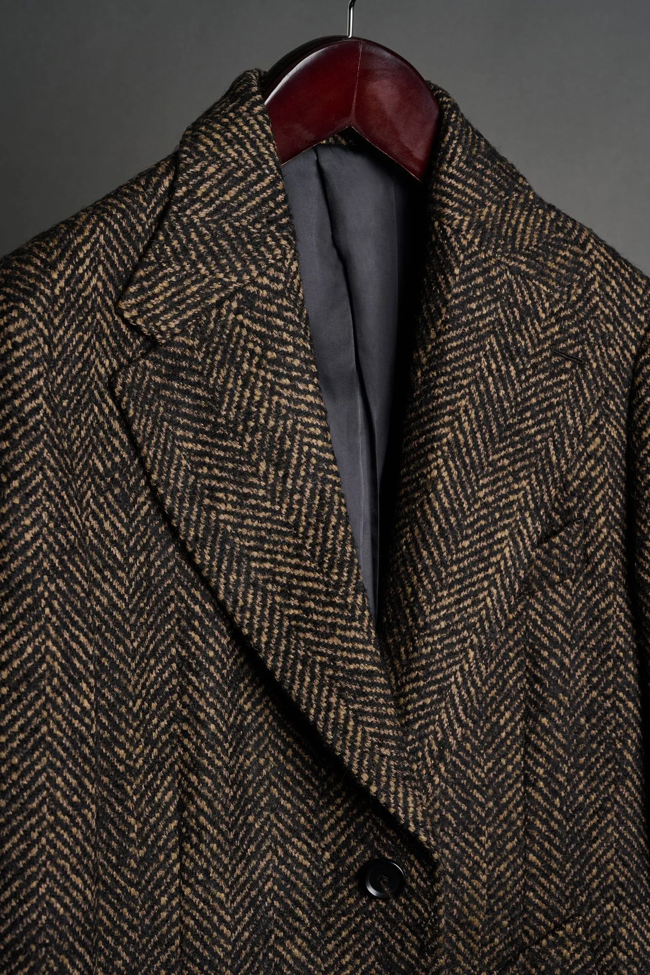 Heavenly Herringbone Topcoat