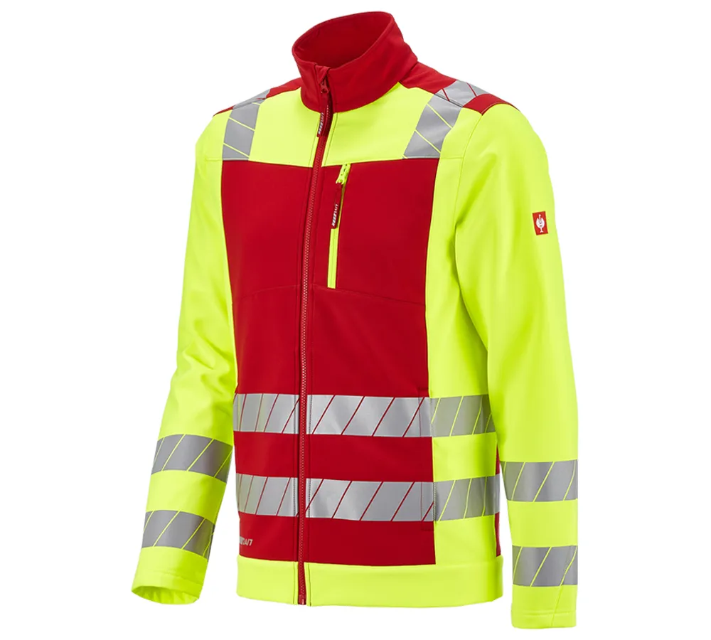 High-vis softshell jacket e.s.motion 24/7