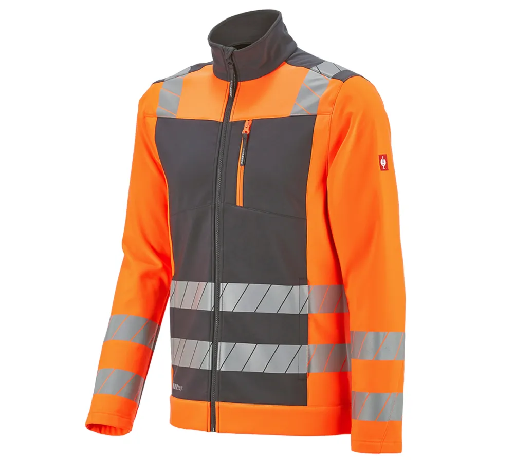 High-vis softshell jacket e.s.motion 24/7