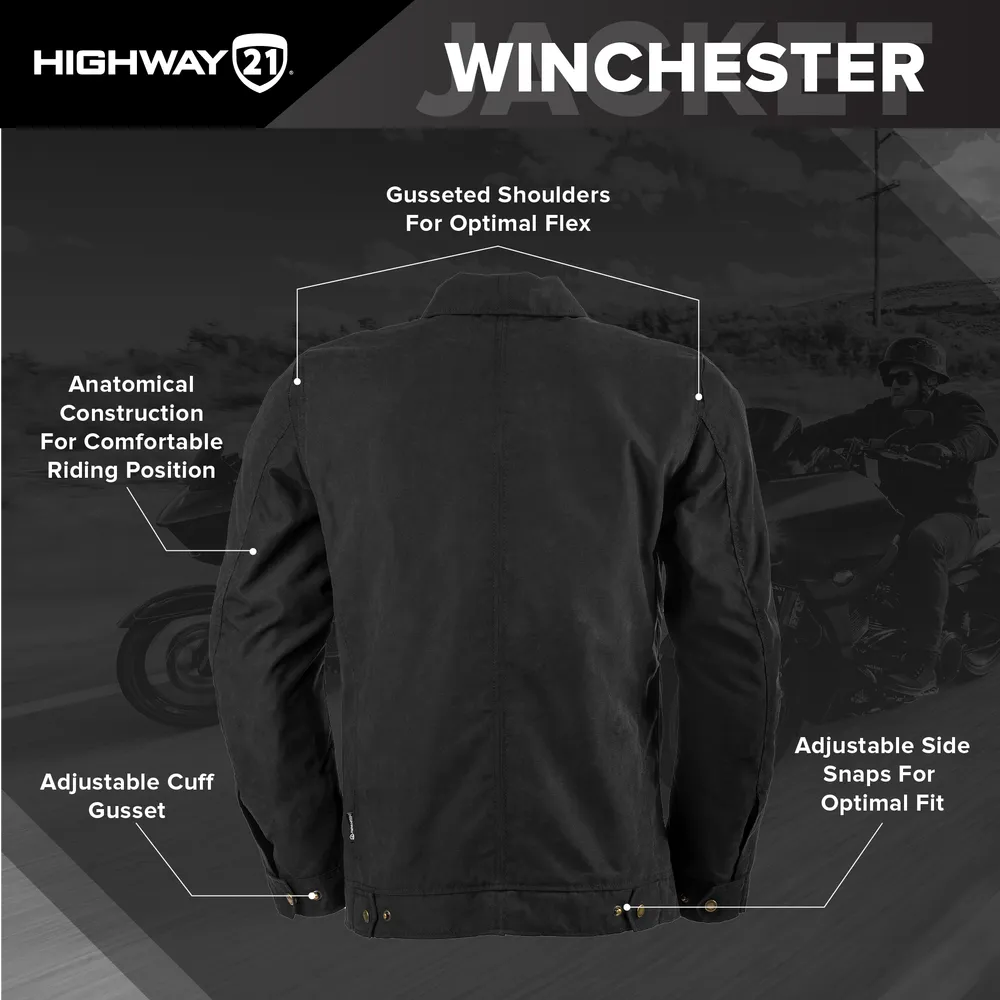 Highway 21 Winchester Motorcycle Riding Jacket