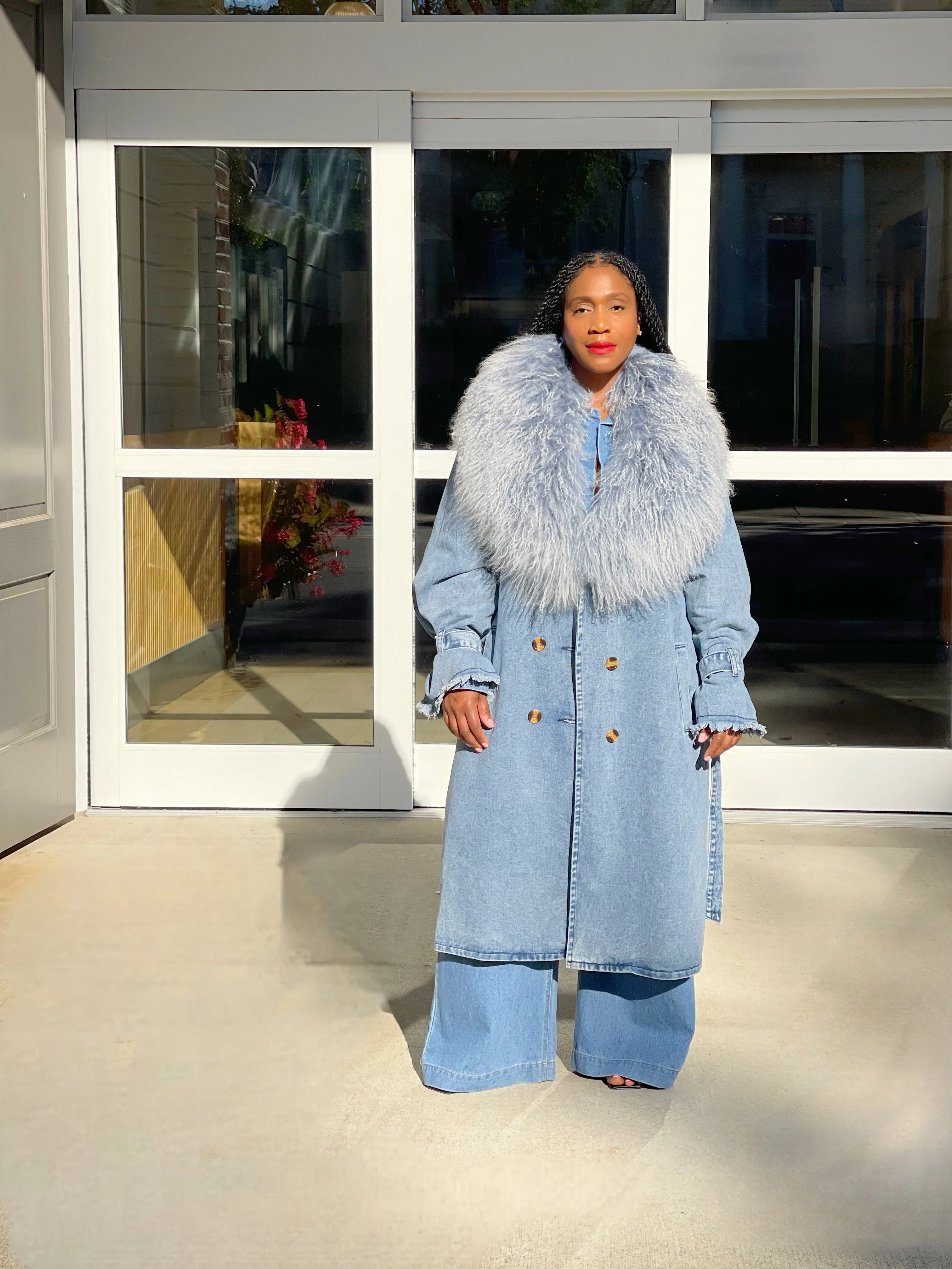 Kena Denim Trench