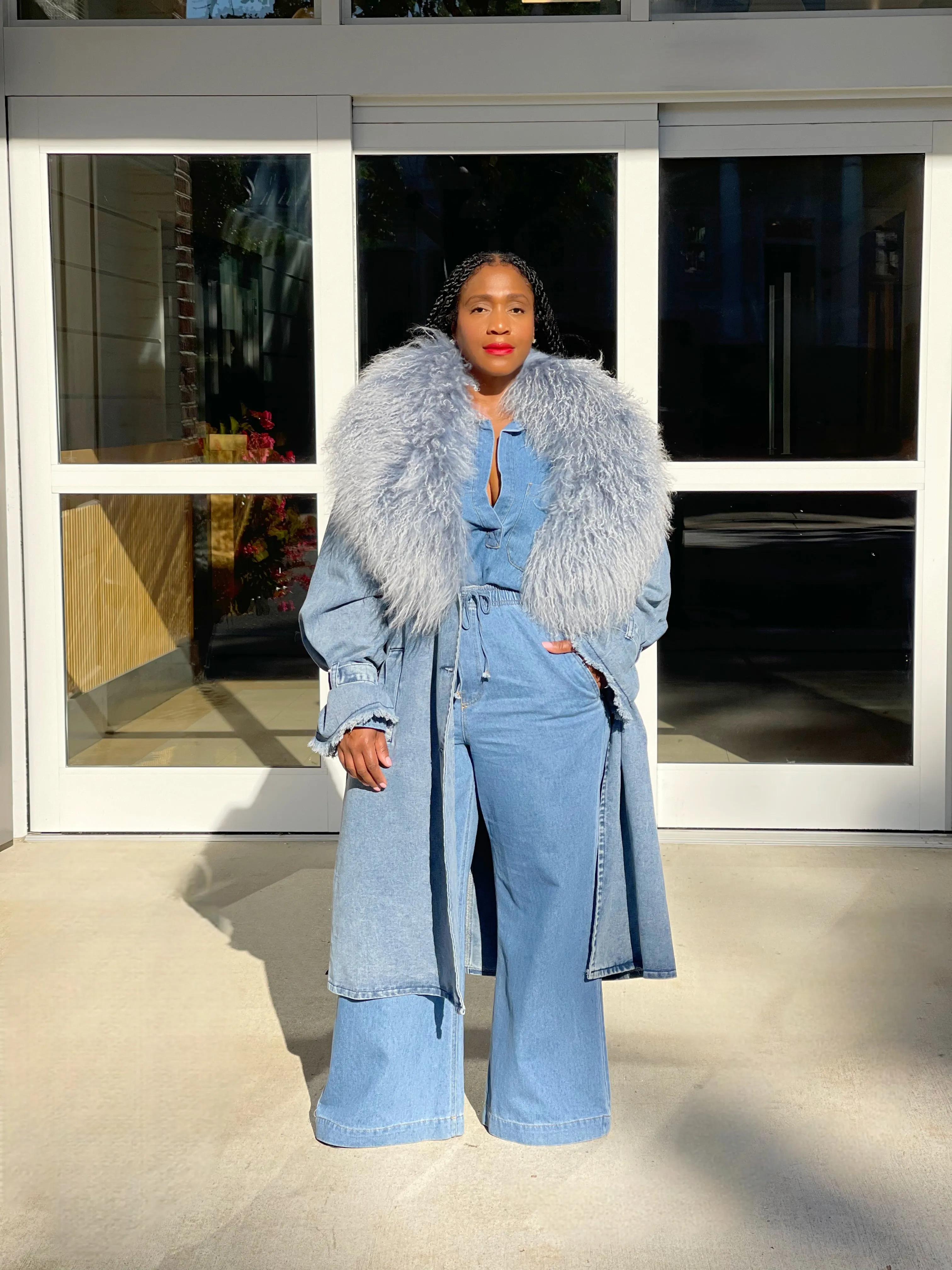 Kena Denim Trench