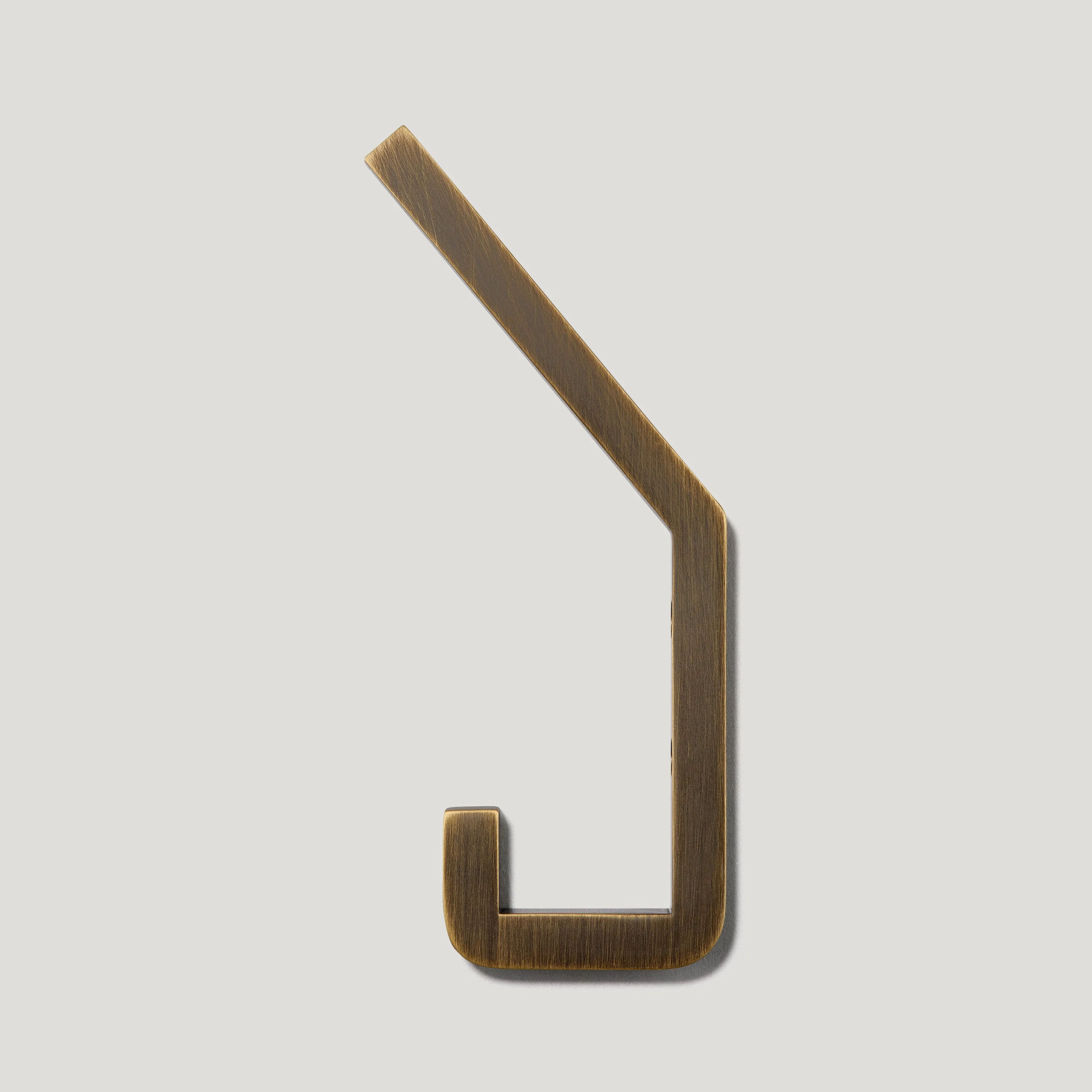 LEVI Square Hook - Antique Brass