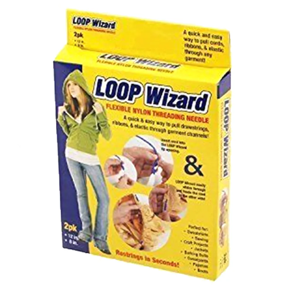 Loop Wizard Flexible Nylon Threading Needle - 2 count