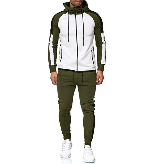 Men Hoodie Jacket   Pants Tracksuit