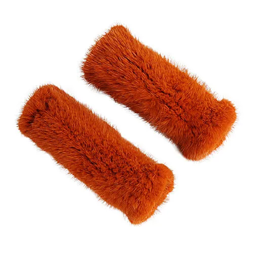 Mink fur half-finger gloves warm fur winter ladies cute all-match fingerless wristbands