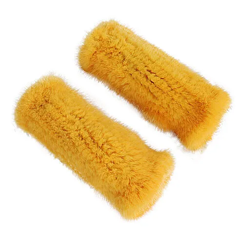 Mink fur half-finger gloves warm fur winter ladies cute all-match fingerless wristbands