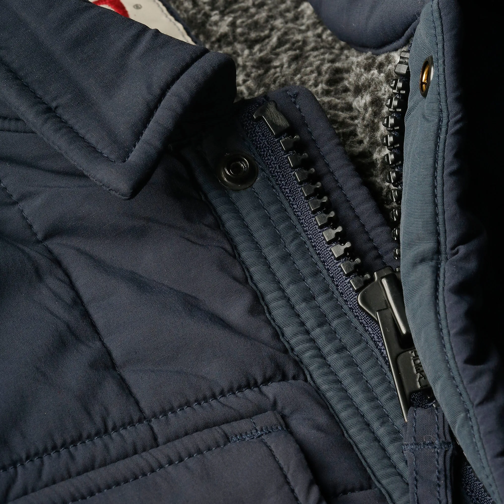 Navy Thermal Field Coat by Relwen