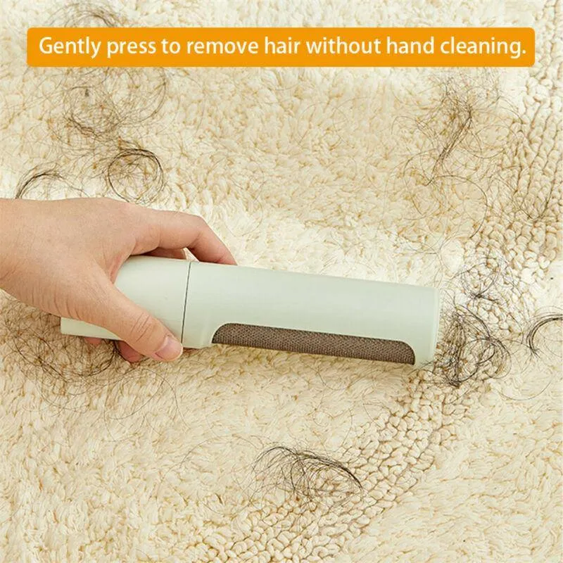 Reusable Self Cleaning Pet Hair Lint Removing Roller Brush