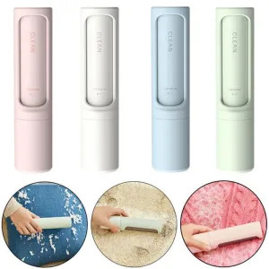 Reusable Self Cleaning Pet Hair Lint Removing Roller Brush