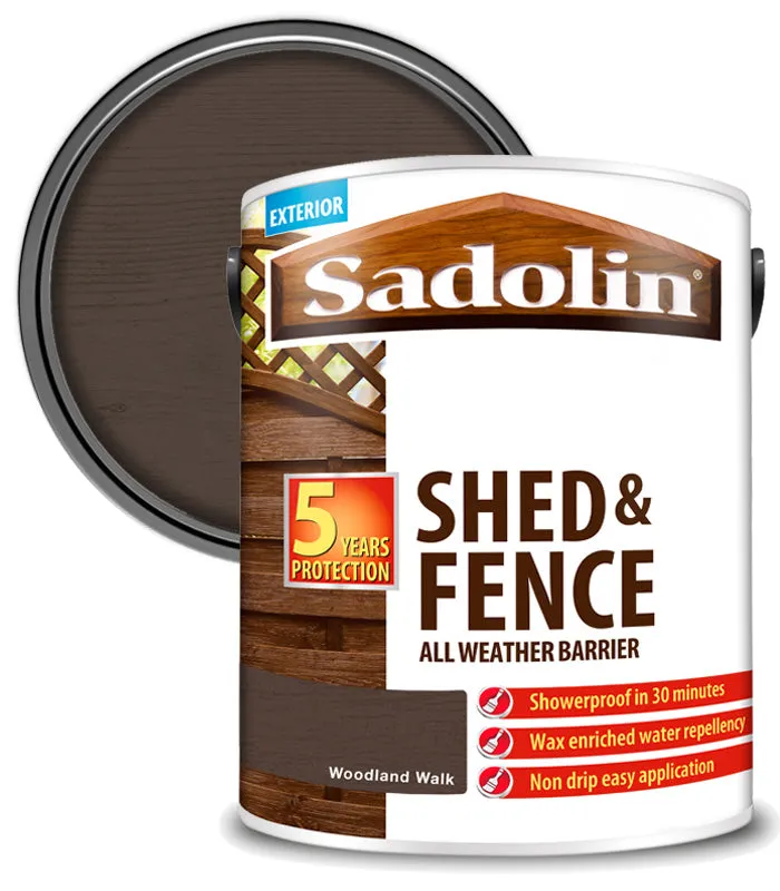 Sadolin Shed and Fence Protector All Weather Barrier - 5 Litre