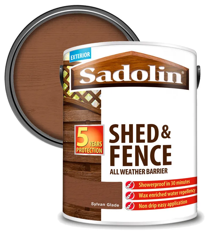 Sadolin Shed and Fence Protector All Weather Barrier - 5 Litre