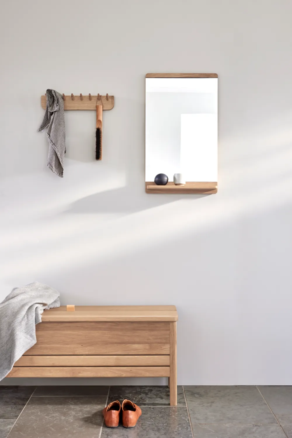 Solid Oak Coat Rack S | Form & Refine Echo