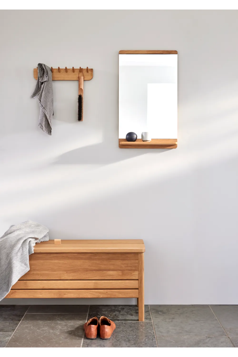 Solid Oak Coat Rack S | Form & Refine Echo