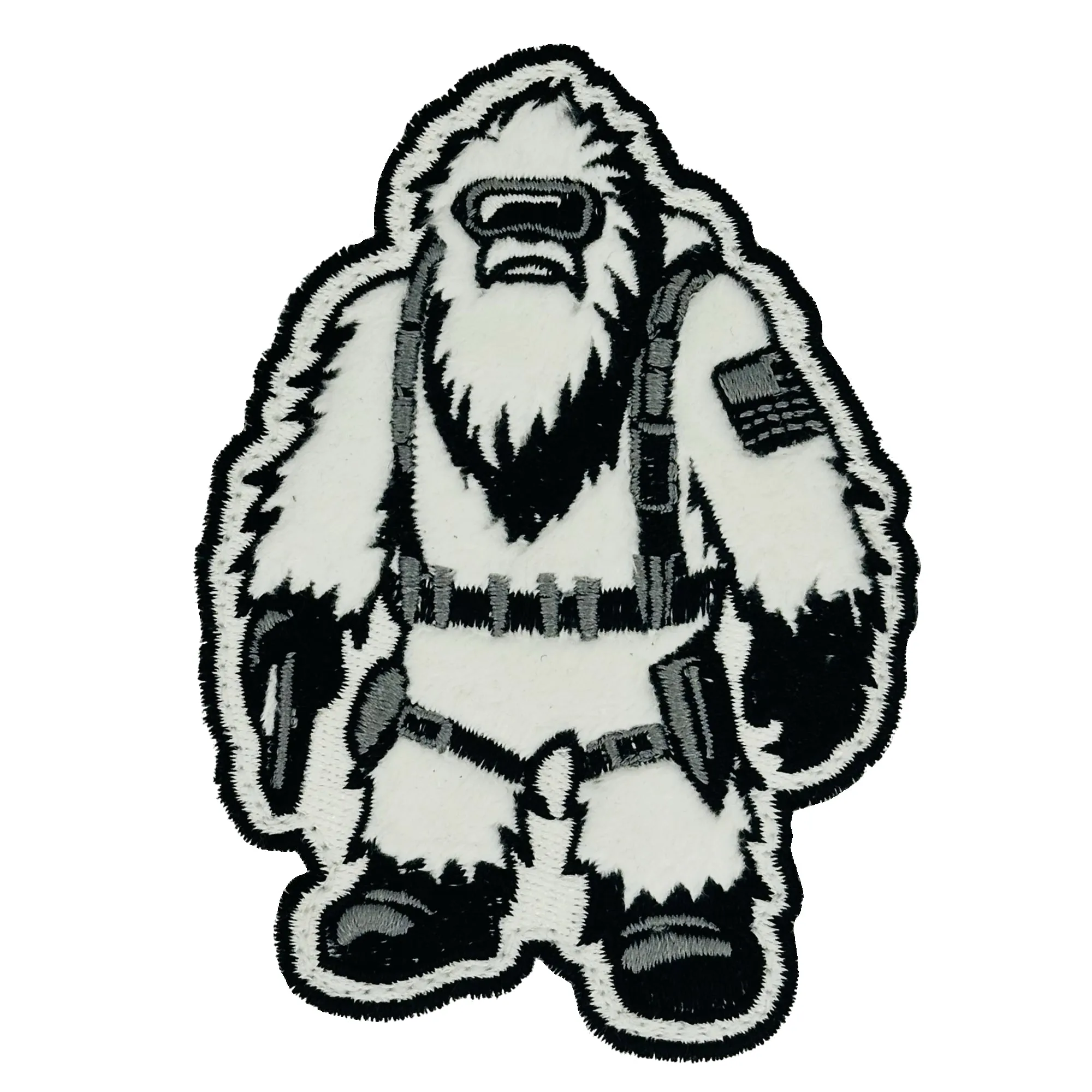 Summit Sentry: Fuzzy Yeti Patch – Conquer the Peaks with Mountain Warfare Style!