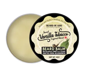 Sweet Vanilla Tobacco Crafted & Poured Beard Balm