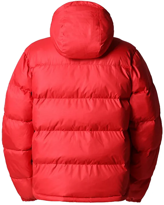 The North Face Mens 71 Sierra Down Short Jacket Red