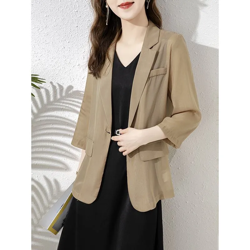 Thin Exquisite Semi-Transparent Versatile Blazer