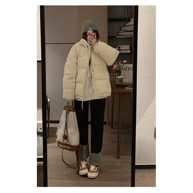 Unisex Versatile Loose Fit Trendy Thickened Puffer Jacket