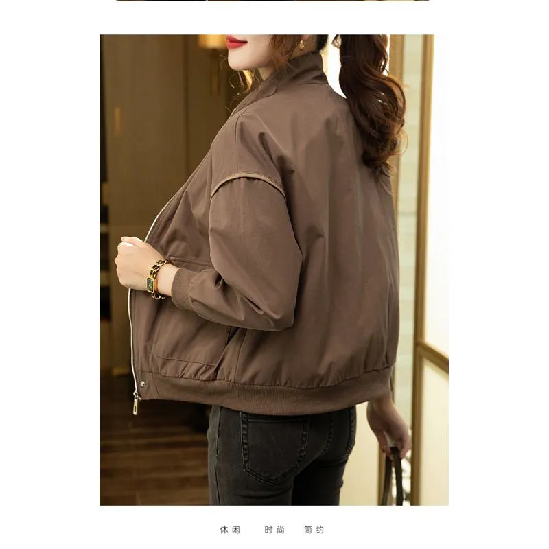 Versatile Cropped Workwear Style Shirt Jacket