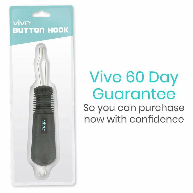 Vive Health Button Hook - Black