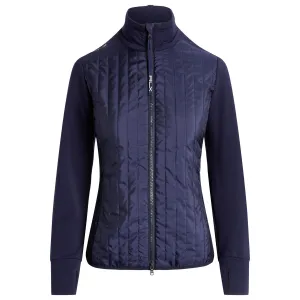 Womens Hybrid Performance Full-Zip Jacket French Navy - SS24